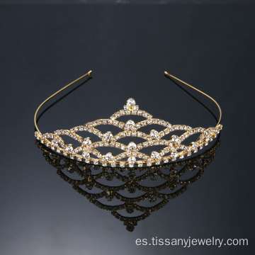 Tiara de princesa de joyas de cabello de moda